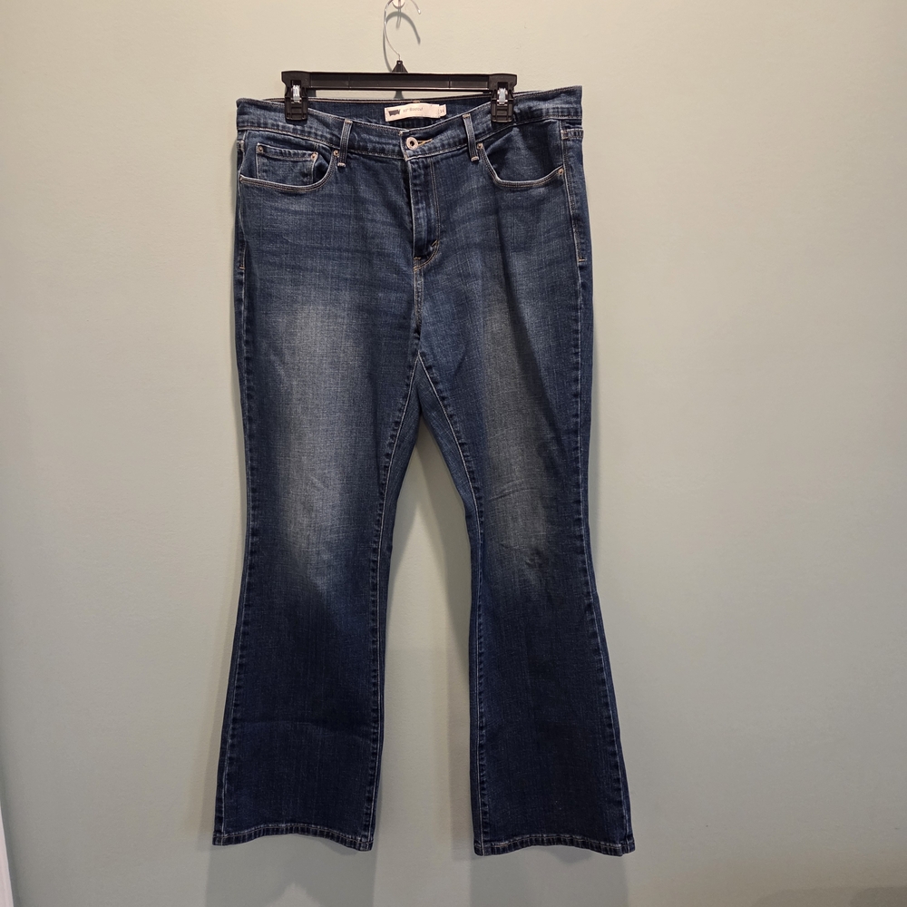 Levi's 515 Bootcut Jeans Size 14 Medium Wash Womans - Picture 5 of 11